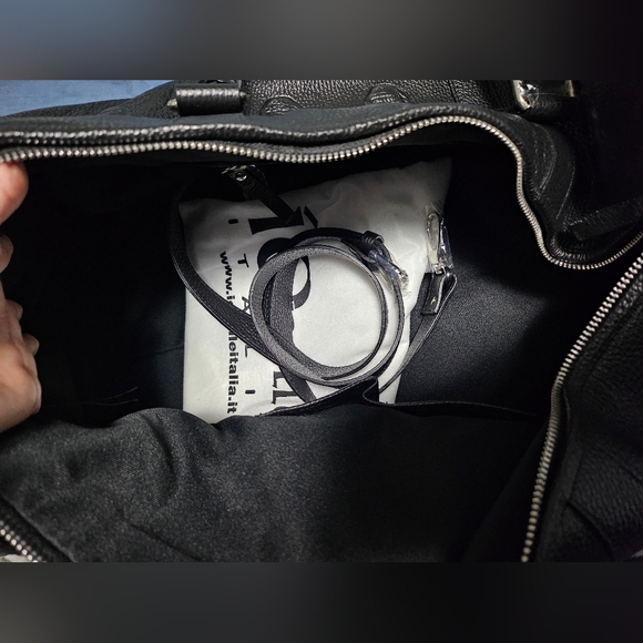 Io Pelle Italia Genuie Leather Skull Duffle Bag - Picture 7 of 7